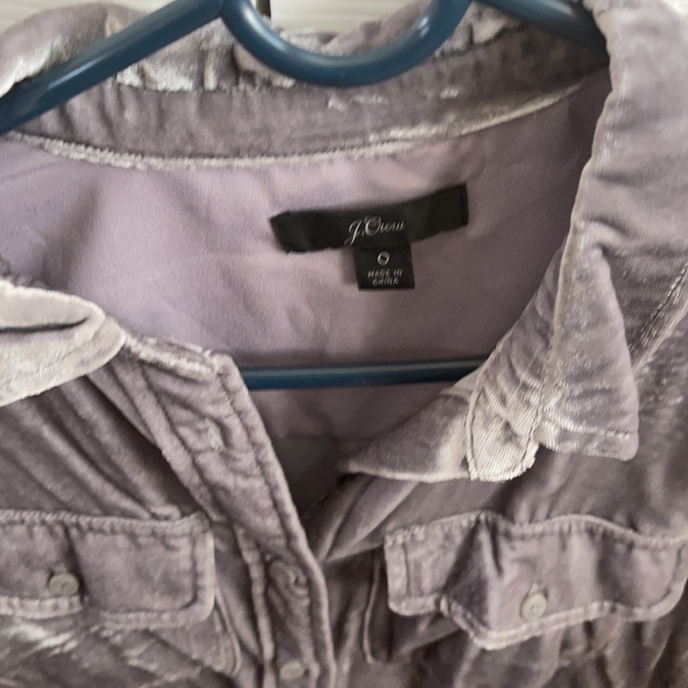 Jcrew Velvet Button Down - image 2